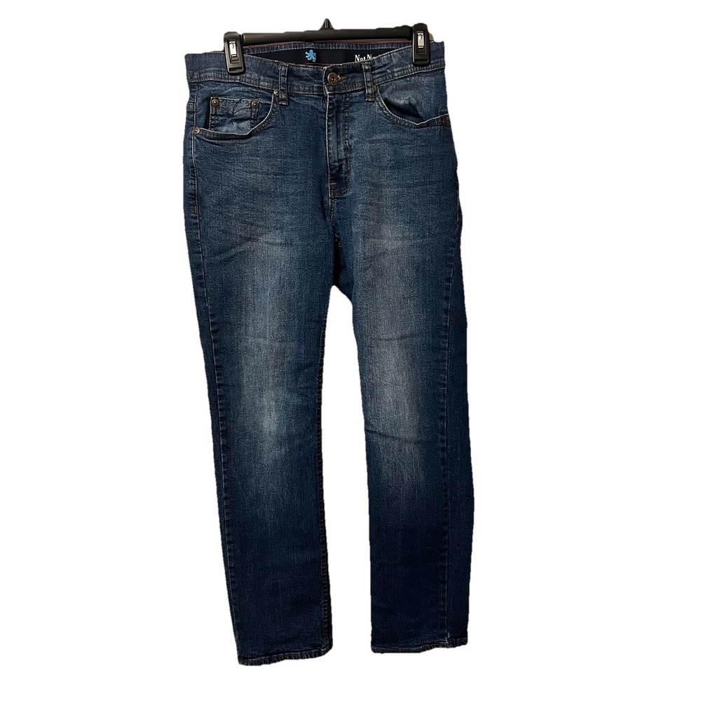 Nat Nast Straight Fit Medium Wash Stretch Jeans Mens Size‎ 30x30
